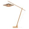 Lampadar din bambus KALIMANTAN orizontal L natur, 87cm