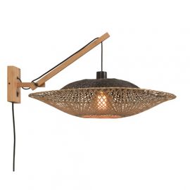 Aplice, corpuri de iluminat pentru pereti - Aplica din bambus KALIMANTAN orizontal M natur, 60cm