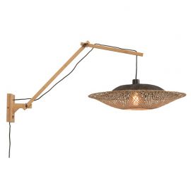 Aplice, corpuri de iluminat pentru pereti - Aplica din bambus KALIMANTAN orizontal L natur, 60cm