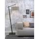 Lampadare - Lampadar din bambus si abajur din tesatura in, Andes negru/ in inchis
