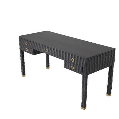 Birouri - Birou design modern LUX din lemn de mahon Dimitrios