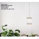 Pendule, Lustre suspendate - Lustra, Pendul elegant design modern SERGIO auriu