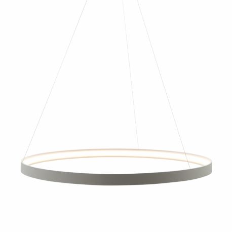 Candelabre, Lustre - Lustra LED suspendata design modern circular CIRCLE 110, alb