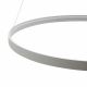 Candelabre, Lustre - Lustra LED suspendata design modern circular CIRCLE 110, alb