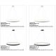 Candelabre, Lustre - Lustra LED suspendata design modern circular CIRCLE 110, alb