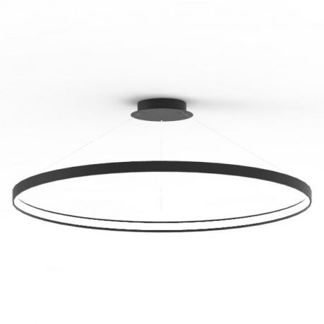Candelabre, Lustre - Lustra LED suspendata design modern circular CIRCLE 110, negru