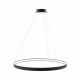 Candelabre, Lustre - Lustra LED suspendata design modern circular CIRCLE 78, negru