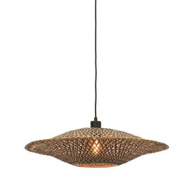 Pendule, Lustre suspendate - Lustra suspendata din bambus Bali orizontal M, 60cm