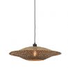  Lustra suspendata din bambus Bali orizontal M, 60cm