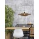 Pendule, Lustre suspendate - Lustra suspendata din bambus Bali orizontal M, 60cm