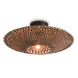 Lustre aplicate - Plafoniera, lustra aplicata din bambus Bali, 44cm