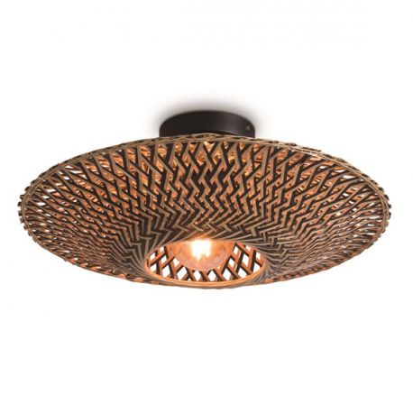 Lustre aplicate - Plafoniera, lustra aplicata din bambus Bali, 44cm