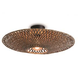 Lustre aplicate - Plafoniera, lustra aplicata din bambus Bali, 60cm
