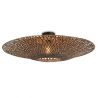 Plafoniera, lustra aplicata din bambus Bali, 87cm