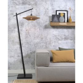 Lampadare - Lampadar din bambus Bali S negru, 44cm