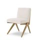 Scaune - Scaun design LUX Fico boucle crem
