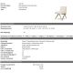Scaune - Scaun design LUX Fico boucle crem