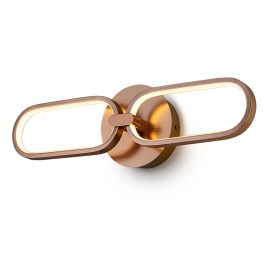 Aplice, corpuri de iluminat pentru pereti - Aplica de perete LED design ultra-modern Colette auriu roze