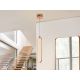 Pendule, Lustre suspendate - Pendul LED design ultra-modern Colette auriu roze