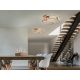 Lustre aplicate - Lustra LED aplicata design ultra-modern 47cm Colette auriu roze