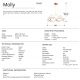 Pendule, Lustre suspendate - Lustra LED design ultra-modern Molly auriu roze 80cm