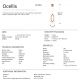 Pendule, Lustre suspendate - Pendul LED design ultra-modern Ocellis auriu roze