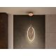 Pendule, Lustre suspendate - Pendul LED design ultra-modern Ocellis auriu roze