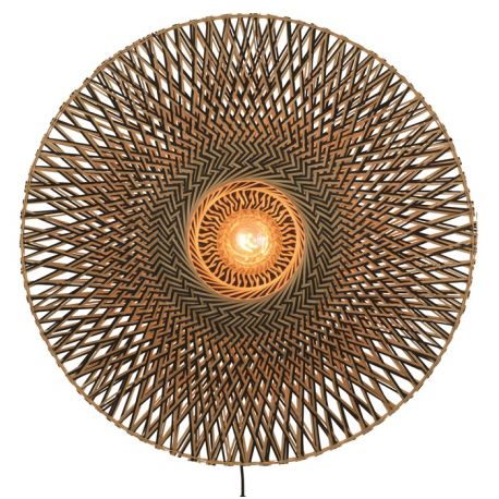 Aplice, corpuri de iluminat pentru pereti - Aplica din bambus Bali L natur, 87cm