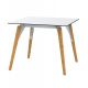 Mese dining - Masa design modern premium FAZ WOOD, 90x90cm