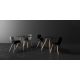 Mese dining - Masa design modern premium FAZ WOOD, 90x90cm