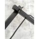 Aplice, corpuri de iluminat pentru pereti - Aplica din bambus cu brat articulat Bali orizontal L negru, 44cm