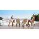 Mese dining - Masa rotunda design modern premium FAZ WOOD, 120cm