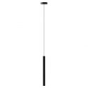 Pendul design minimalist din lemn cu spot LED încorporat Chimes tall - black oak