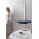 Pendule, Lustre suspendate - Lustra LED design scandinav Asteria mini - petrol blue/ auriu
