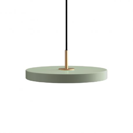 Pendule, Lustre suspendate - Lustra LED design scandinav Asteria mini - nuance olive/ auriu