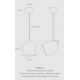 Pendule, Lustre suspendate - Pendul dimabil directionabil design modern Angle alb