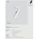 Plafoniere cu spoturi, Spoturi aplicate - Spot aplicat directionabil design minimalist MIB 6 alb