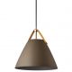 Pendule, Lustre suspendate - Pendul design nordic STRAP 27 bej
