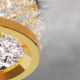 Spoturi tavan fals - Spot incastrabil dimabil, cristal K10 Korb auriu