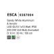 Pendule, Lustre suspendate - Pendul design minimalist Esca alb