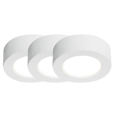 Corpuri de iluminat - Set de 3 spoturi LED aplicate sau incastrabile KITCHENIO 3000-4000K