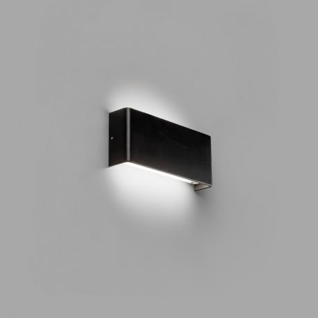 Aplice, corpuri de iluminat pentru pereti - Aplica LED ambientala NASH 8W neagra