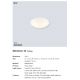 Iluminat pentru baie - Plafoniera LED design circular IP 44 Montone 18 2700K