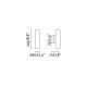 Aplice, corpuri de iluminat pentru pereti - Aplica perete ambientala design modern STAN 2L auriu satin