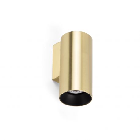 Aplice, corpuri de iluminat pentru pereti - Aplica perete ambientala design modern STAN auriu satin