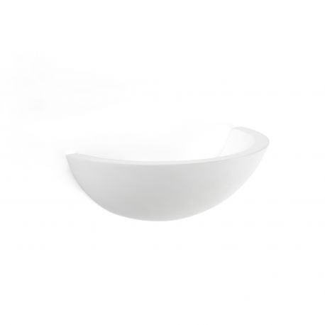 Aplice, corpuri de iluminat pentru pereti - Aplica LED ambientala design minimalist COVE alb