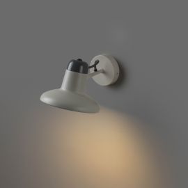 Aplice, corpuri de iluminat pentru pereti - Aplica perete stil clasic Industrial SNAP alb/gri