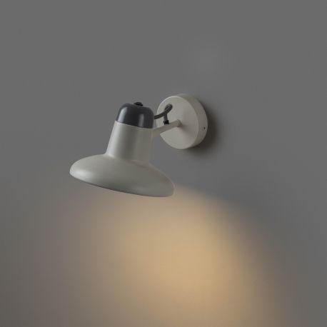 Aplice, corpuri de iluminat pentru pereti - Aplica perete stil clasic Industrial SNAP alb/gri