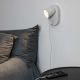Aplice, corpuri de iluminat pentru pereti - Aplica perete moderna cu USB charger CORB alba