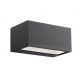 Aplice, corpuri de iluminat pentru pereti - Aplica de perete LED design modern IP54 Nene negru